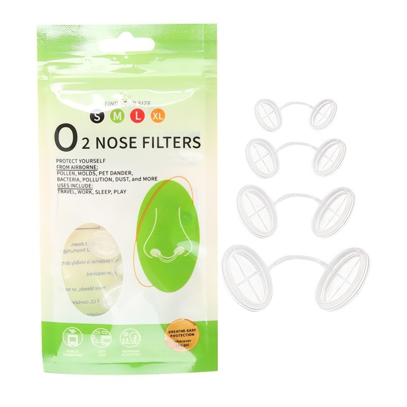 Anti Pollution Mask - Einweg-Nasenfilterstopfen, unsichtbarer Nasendilatator, Anti-Staub- und Schadstoff-Nasenmaske