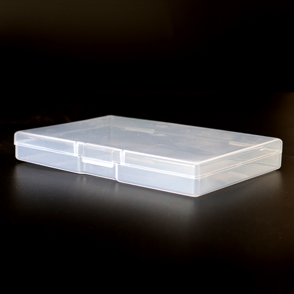 Face Mask Storage Box - Creative Path 14x10cm Transparente Kunststoff-Organizer-Box Behälter