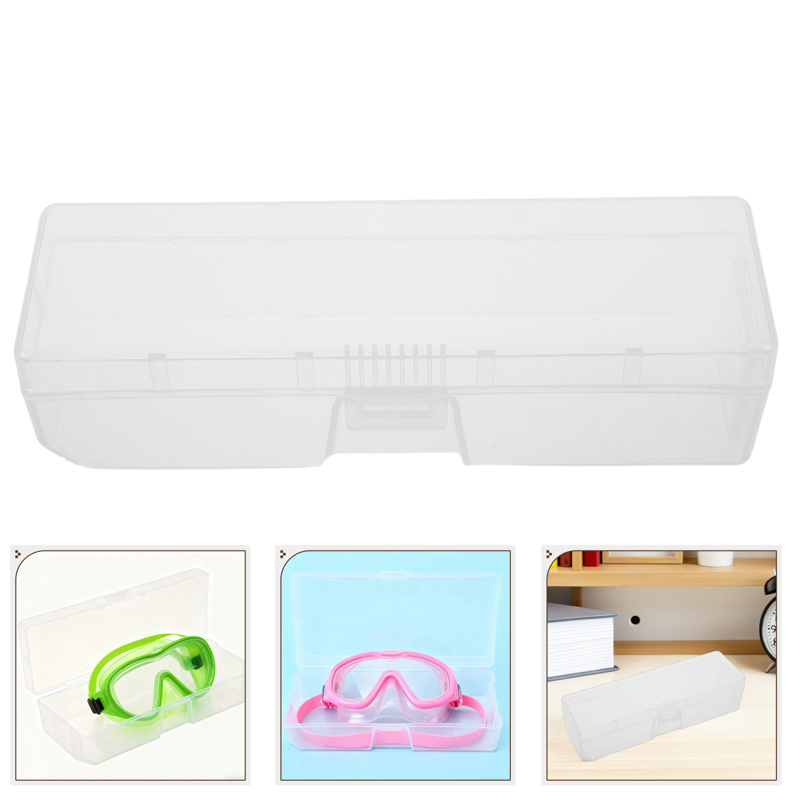 Mask Case Hard Shell - Schutzhülle für Schnorchelmaske, Aufbewahrungsbox für Schwimmbrillen,