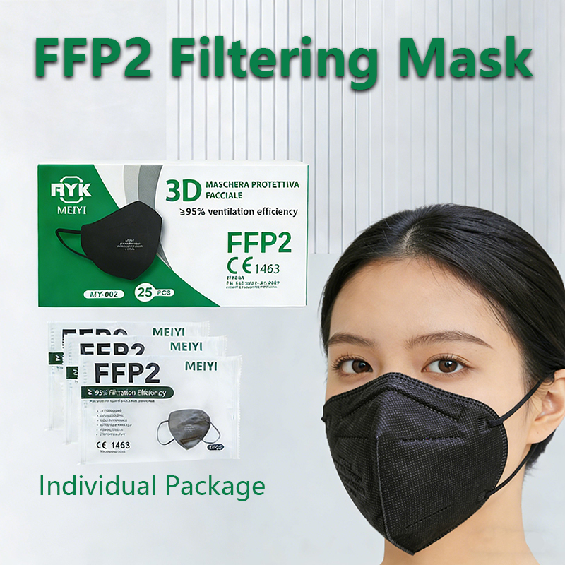 Face Mask Storage Box - 25/50PCS FFP2 CE-Masken, Sicherheits-Staub-Atemschutzmaske für Erwachsene,