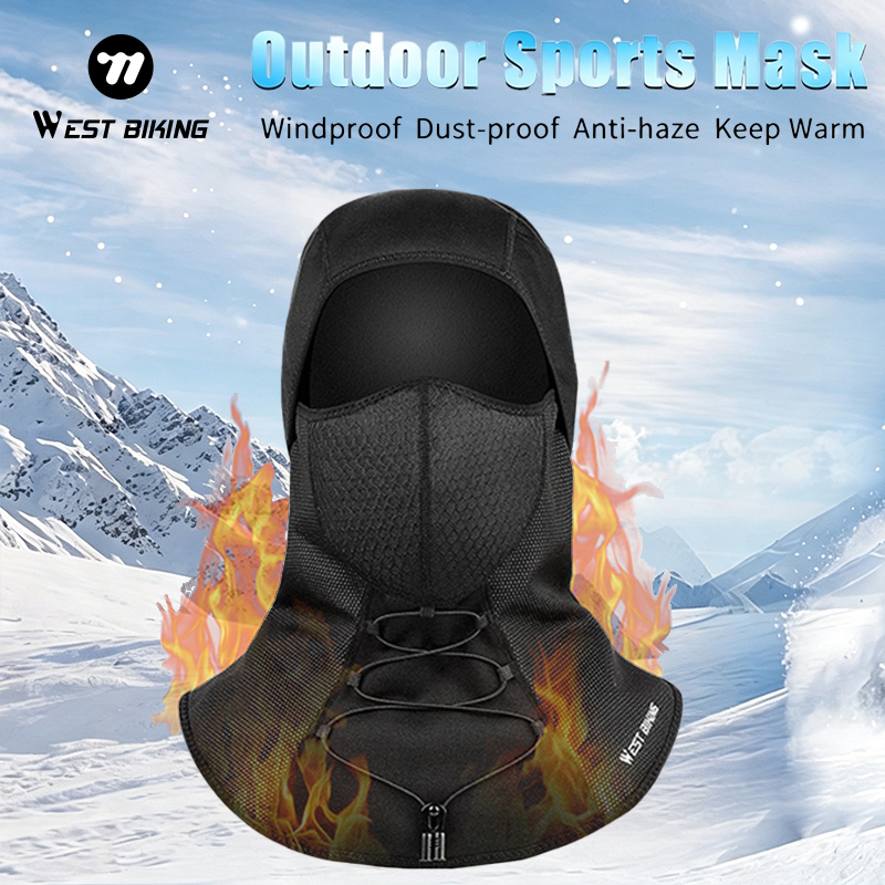 Anti Pollution Mask - WEST BIKING Winter-Balaclava Fahrradmaske Fleece Warme