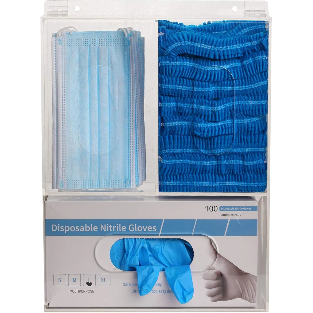 3-Fächer Acryl-Handschuhhalter – Face Mask Storage Box Bewertung und Preis