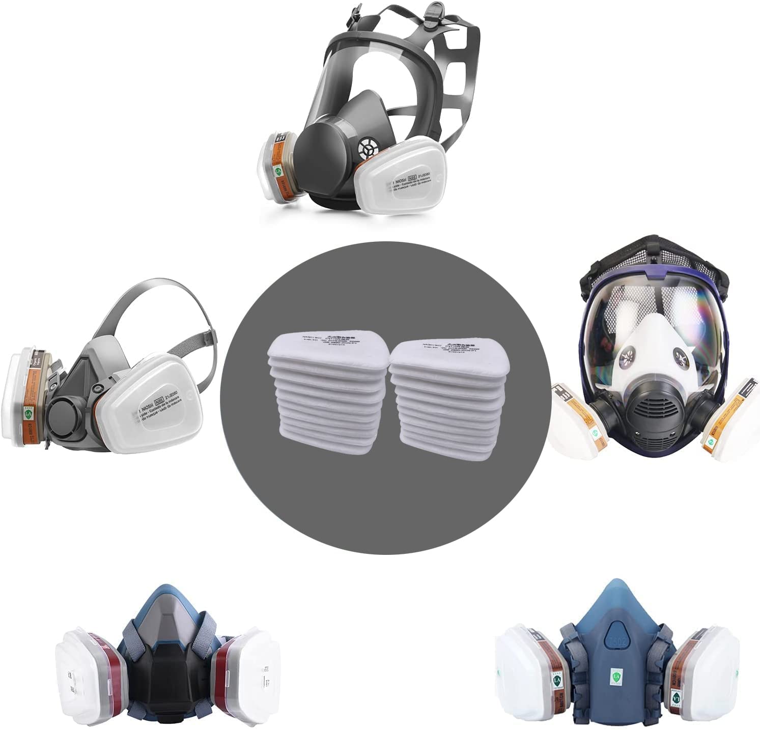 6001/6200/7502/6800 chemische  – Anti Pollution Mask Bewertung und Preis