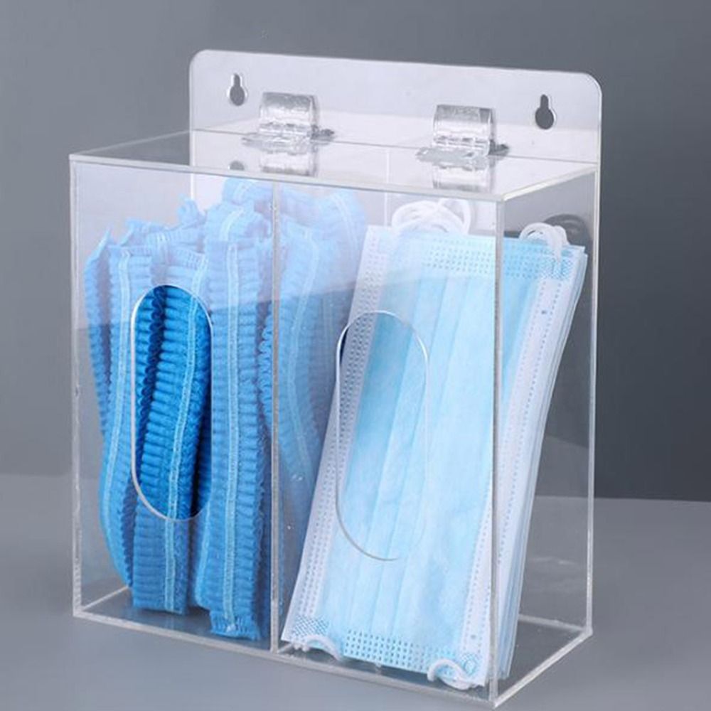 1/2/3 Fächer Acryl-Handschuhha – Face Mask Storage Box Bewertung und Preis