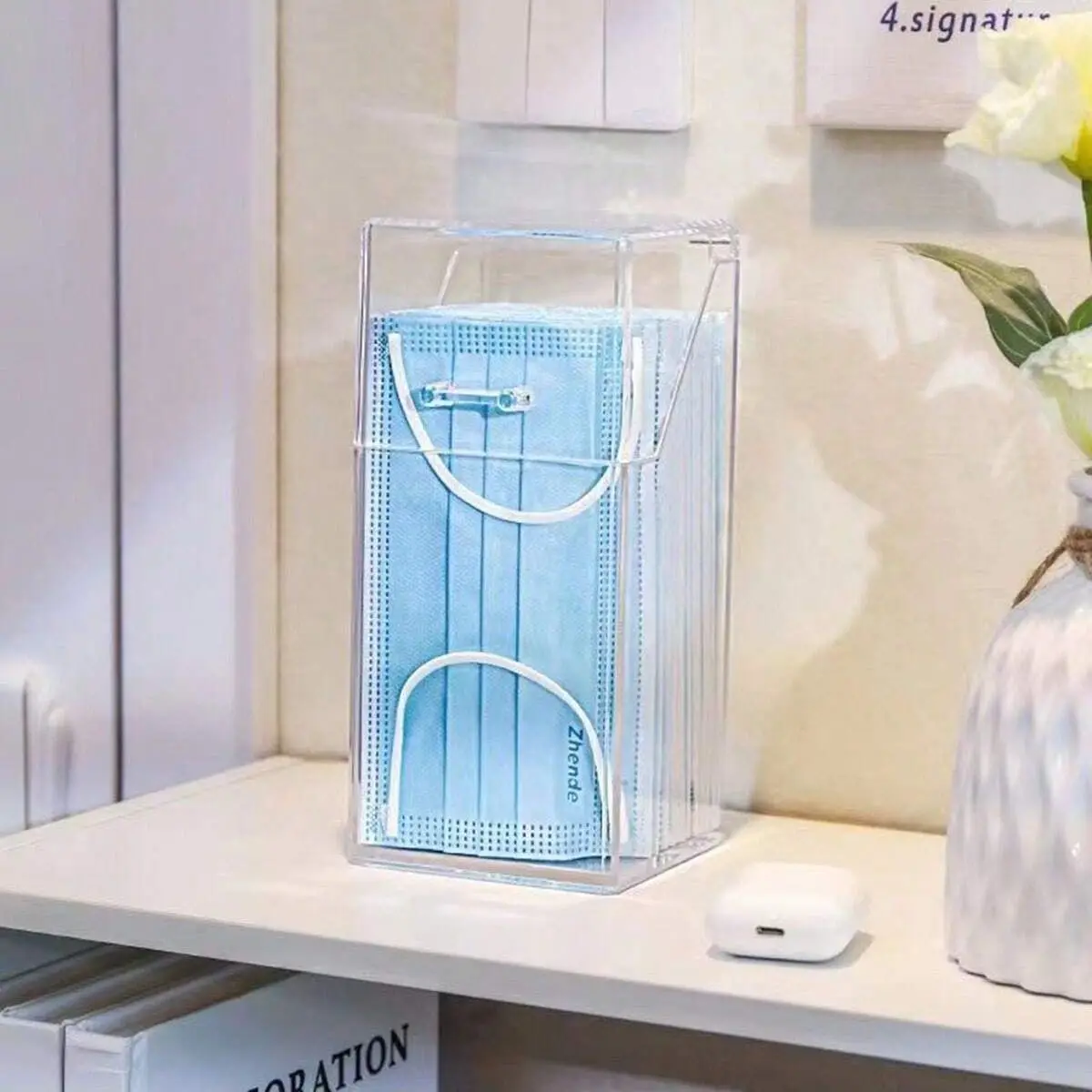 1/2 Stück transparente Masken- – Face Mask Storage Box Bewertung und Preis